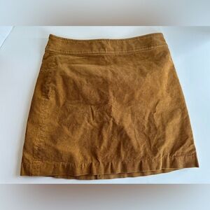 J CREW MERCANTILE MUSTARD CORDUROY SKIRT